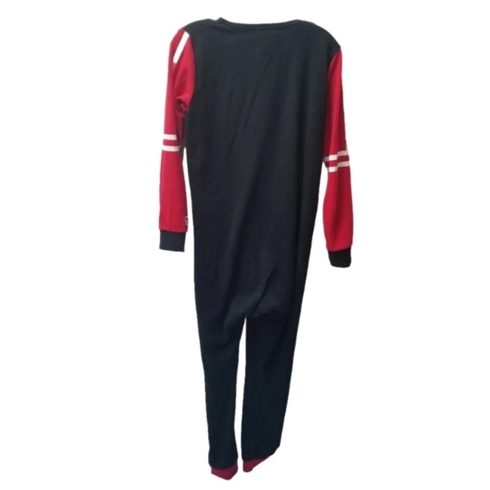 Hudson's Bay Olympics Team Canada 2018 Rare Pyjama Jumpsuit Black Red Beaver - Picture 3 of 11